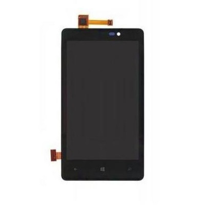 Lcd With Touch Screen For Nokia Lumia 820 White By - Maxbhi Com