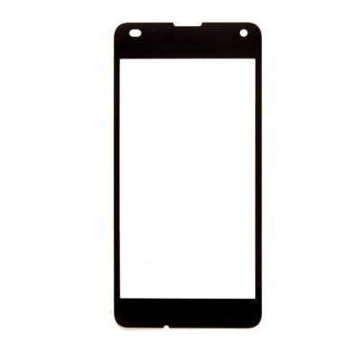 Replacement Front Glass For Microsoft Lumia 550 Black By - Maxbhi Com