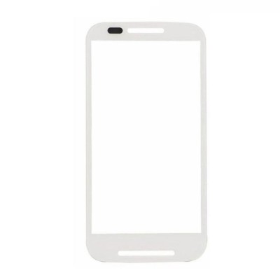 Replacement Front Glass For Motorola Moto E Xt1021 White By - Maxbhi Com