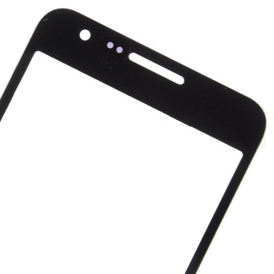 Replacement Front Glass For Samsung Galaxy A3 Black By - Maxbhi Com