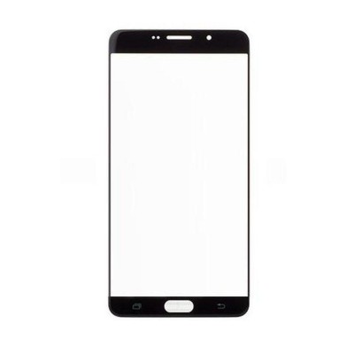 Replacement Front Glass For Samsung Galaxy A9 2016 Black By - Maxbhi Com