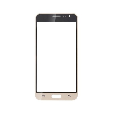 Replacement Front Glass For Samsung Galaxy J3 2016 Gold By - Maxbhi Com
