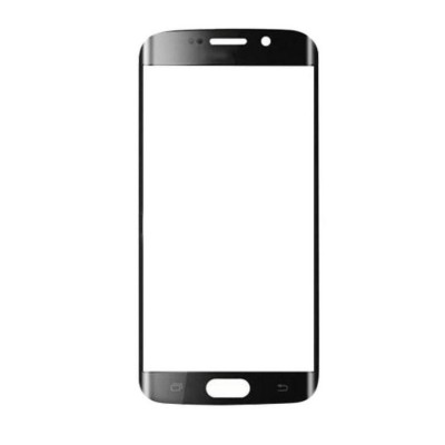 Replacement Front Glass For Samsung Galaxy S6 Edge Plus Black By - Maxbhi Com