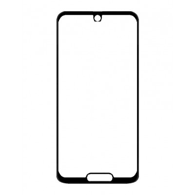 Replacement Front Glass For Sharp Aquos R2 Compact Black By - Maxbhi Com