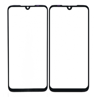 Replacement Front Glass For Xiaomi Redmi Note 7 Black By - Maxbhi Com