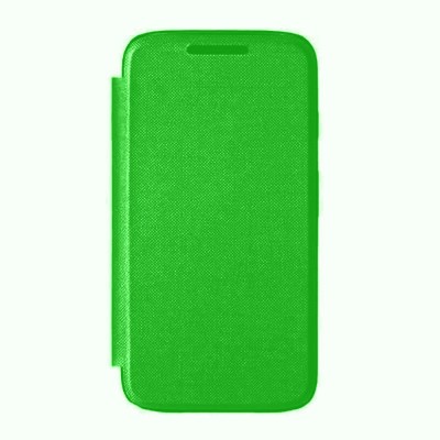 Flip Cover For Infocus M512 Green By - Maxbhi Com