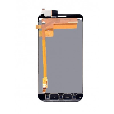 Lcd With Touch Screen For Intex Aqua Curve Blue By - Maxbhi Com