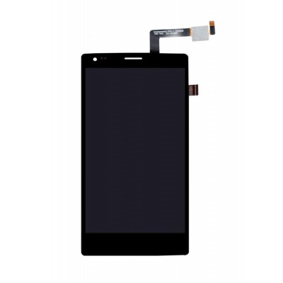 Lcd With Touch Screen For Lava Iris Alfa Black By - Maxbhi Com