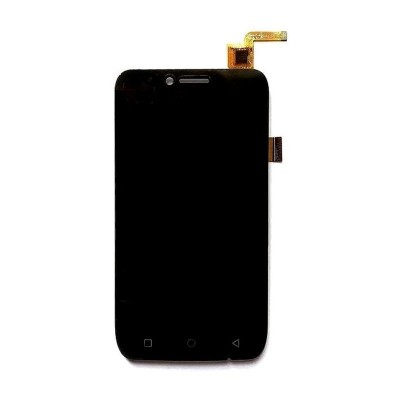 Lcd With Touch Screen For Lyf Flame 6 Black By - Maxbhi Com