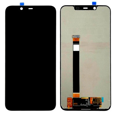 LCD with Touch Screen for Nokia 8.1 Blue