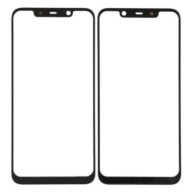 Replacement Front Glass For Nokia 8 1 Black By - Maxbhi Com