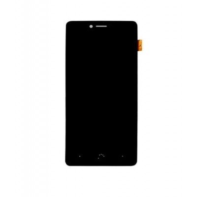 Lcd With Touch Screen For Bq Aquaris U Plus Black By - Maxbhi Com