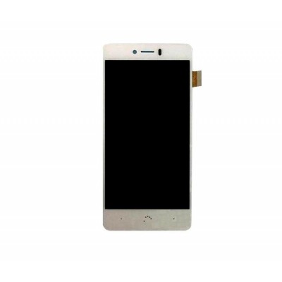 Lcd With Touch Screen For Bq Aquaris U Plus Gold By - Maxbhi Com
