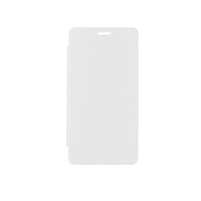 Flip Cover For Micromax Bolt Q383 White By - Maxbhi Com