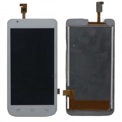 Lcd With Touch Screen For Micromax Bolt Q383 White By - Maxbhi Com