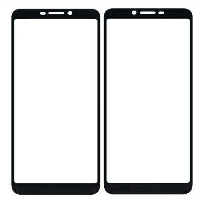 Replacement Front Glass For Tecno Camon Iclick In6 Black By - Maxbhi Com
