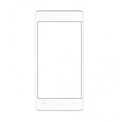 Replacement Front Glass For Lava Iris 758 Dual Sim White By - Maxbhi Com