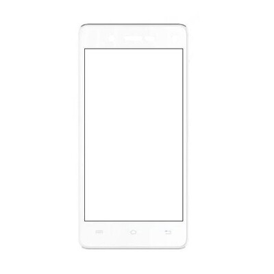 Replacement Front Glass For Lava Iris 758 Dual Sim White By - Maxbhi Com