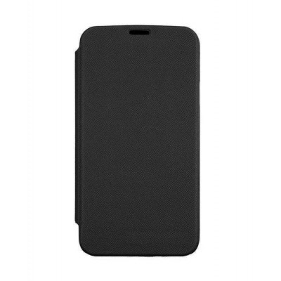 Flip Cover For Micromax Bolt Mega Q397 Black By - Maxbhi Com