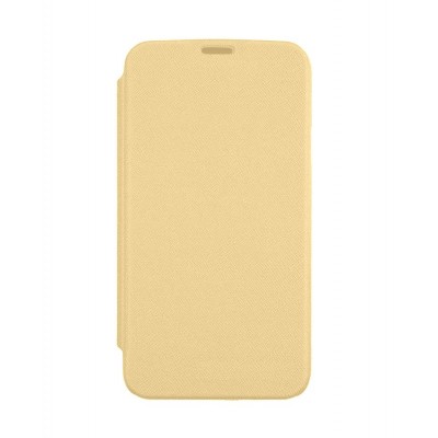 Flip Cover For Micromax Bolt Mega Q397 Gold By - Maxbhi Com