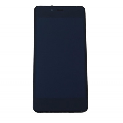 Lcd With Touch Screen For Micromax Canvas Sliver 5 Black By - Maxbhi Com