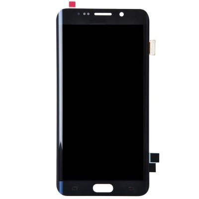 Lcd With Touch Screen For Samsung Galaxy S6 Edge Plus Duos Black By - Maxbhi Com