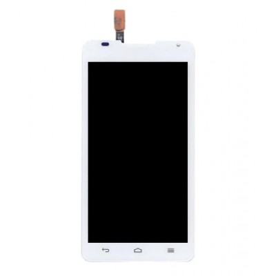 Lcd With Touch Screen For Huawei C8813 White By - Maxbhi Com