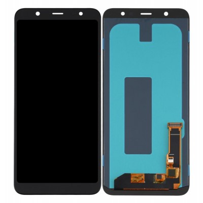 Lcd With Touch Screen For Samsung Galaxy J8 Plus Black By - Maxbhi Com