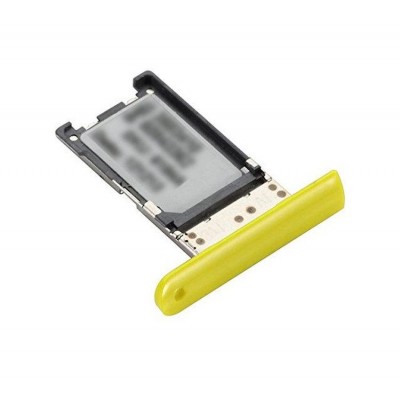 Sim Card Holder Tray For Nokia Lumia 1520 Yellow - Maxbhi Com