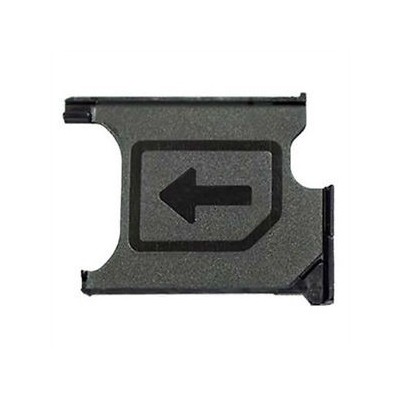 Sim Card Holder Tray For Sony Xperia Z1 Compact D5503 Black - Maxbhi Com