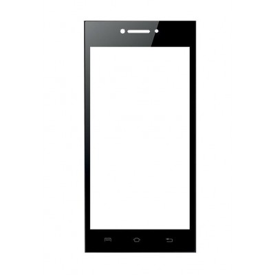 Replacement Front Glass For Lava Iris 750 Grey By - Maxbhi Com