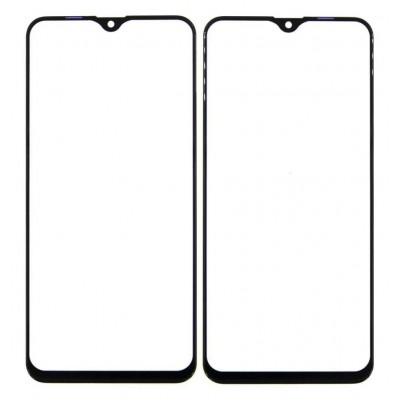 Replacement Front Glass For Samsung Galaxy M20 Blue By - Maxbhi Com