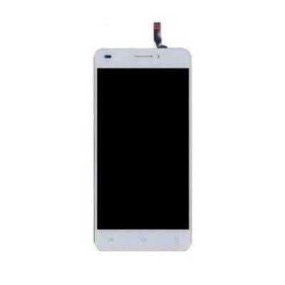 Lcd With Touch Screen For Xolo Q1200 White By - Maxbhi Com