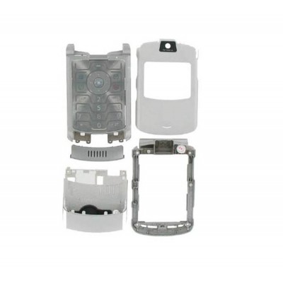 Full Body Housing For Motorola Razr V3i White - Maxbhi Com