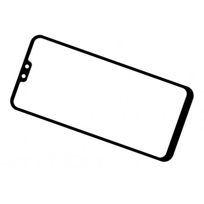 Replacement Front Glass For Huawei P20 Black By - Maxbhi Com