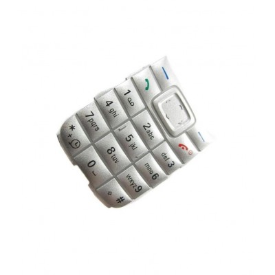 Keypad For Nokia 1110 Latin Silver - Maxbhi Com