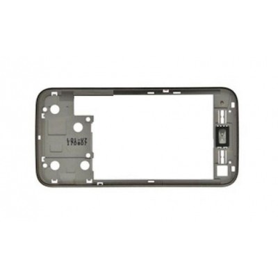 Middle For Nokia N81 Vanilla Silver - Maxbhi Com