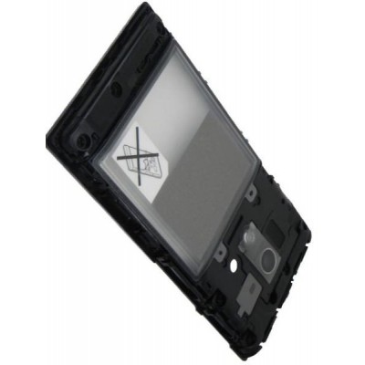 Middle For Sony Xperia Acro S Lt26w Black - Maxbhi Com