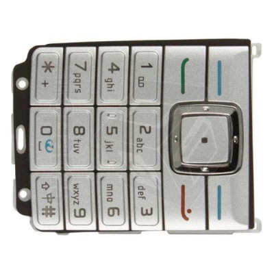 Keypad For Nokia 6070 Silver - Maxbhi Com