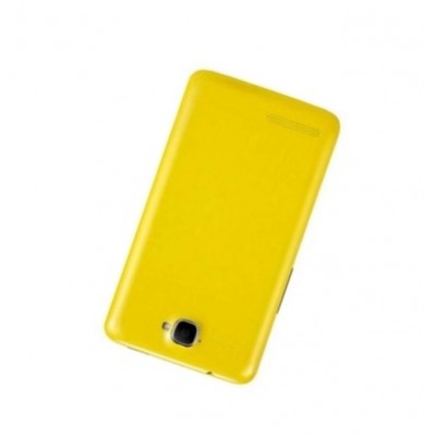 Full Body Housing For Alcatel One Touch Scribe Easy 8000d With Dual Sim Yellow - Maxbhi Com