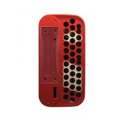 Full Body Housing For Lg Intouch Ks360 Black Red - Maxbhi Com