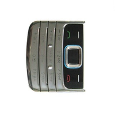 Keypad For Nokia 6208c Silver - Maxbhi Com