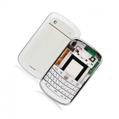 Full Body Housing For Blackberry Bold Slider 9900 White - Maxbhi Com