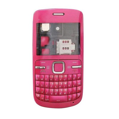 Full Body Housing For Nokia C303 Pink - Maxbhi Com