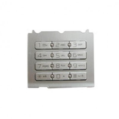 Keypad For Sony Ericsson S500 Silver With Yellow - Maxbhi Com