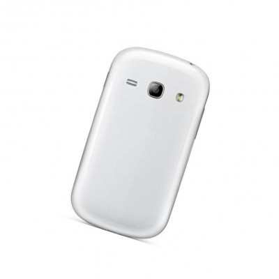 Full Body Housing For Samsung Galaxy Fame S6810p With Nfc White - Maxbhi Com