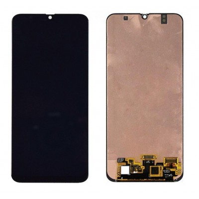 Lcd With Touch Screen For Samsung Galaxy M30 Black By - Maxbhi Com