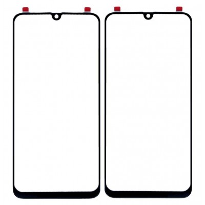 Replacement Front Glass For Samsung Galaxy M30 Black By - Maxbhi Com