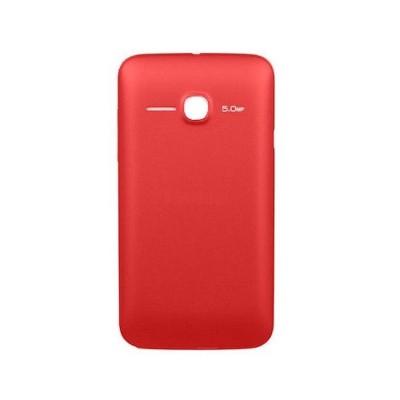 Back Panel Cover For Alcatel Ot5020e Red - Maxbhi Com