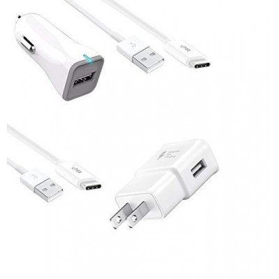 3 In 1 Charging Kit For Huawei Honor 6 Plus With Wall Charger Car Charger Usb Data Cable - Maxbhi Com